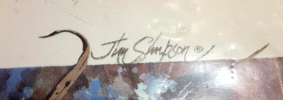 Jim Simpson Lithographic Unframed "Ducks", Signed, Numbered 27/200, Certificate - Image 2 of 4