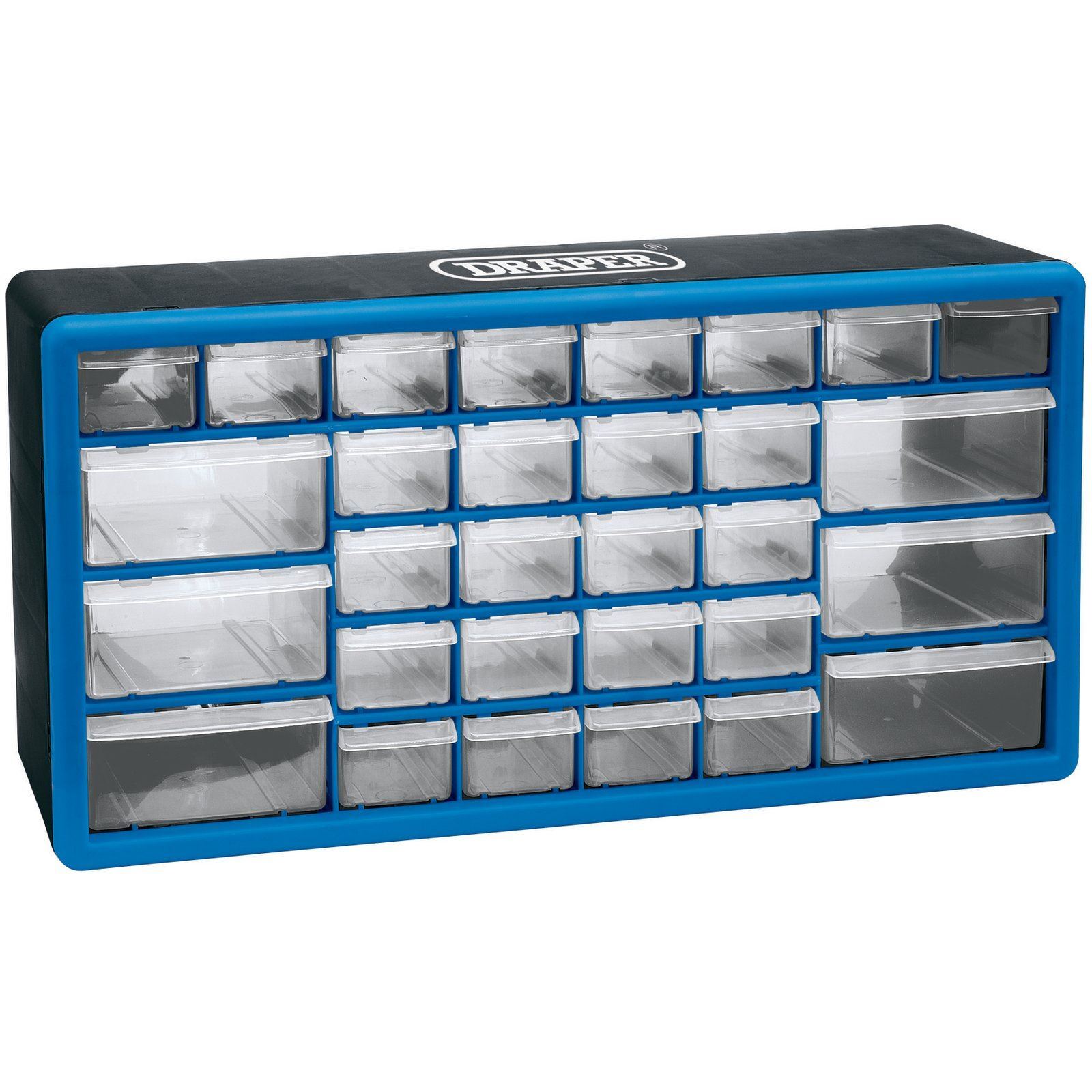 Draper MULTI PART ORGANISER CABINET STORAGE 30 PLASTIC DRAWERS WORKSHOP GARAGE