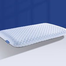 Ultra Thin Cooling Memory Foam Pillow 16x24 Inch for Stomach and Back Sleepers