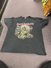 Vintage Iron Maiden Killers T Shirt Size XL Rare