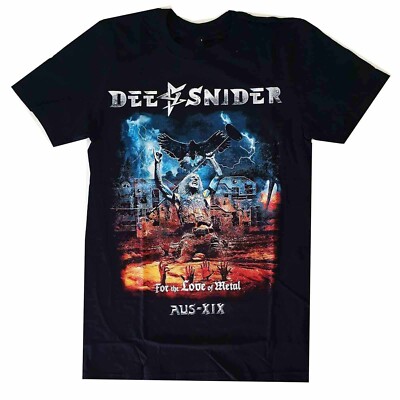 Dee Snider For The Love of Metal Tour Shirt Black Unisex S-5XL 1V0178