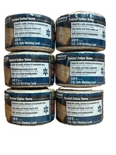 6 Pack of 420 Feet Natural White Cotton Twisted Twine Cord Craft Artisan String