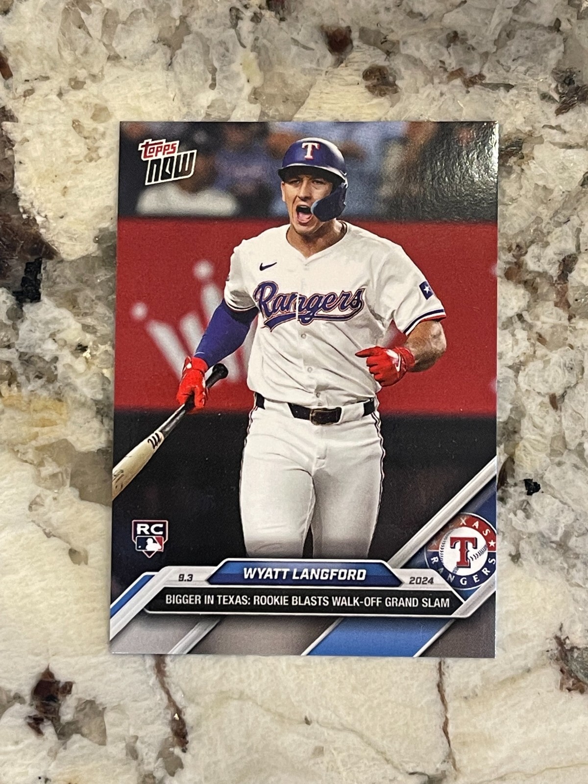 2024 Topps Now Wyatt Langford RC #640 Walkoff Slam