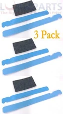 3 Pk, Dryer Front Glide Kit for Maytag, AP3854071, PS2003584, 12002126