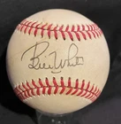 Bill White Signed National League Rawlings Baseball NO COA