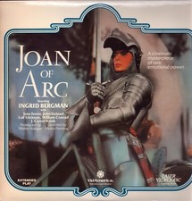 Joan of Arc Laserdiscs LD Ingrid Bergman Victor Fleming Free Ship 50 Orders