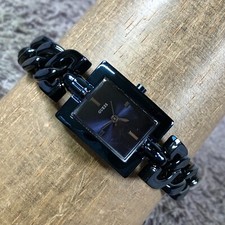 Guess Women W0437L4 Dress Blue Chain Bracelet Quartz Analog 19mm Watch 7 1/4"