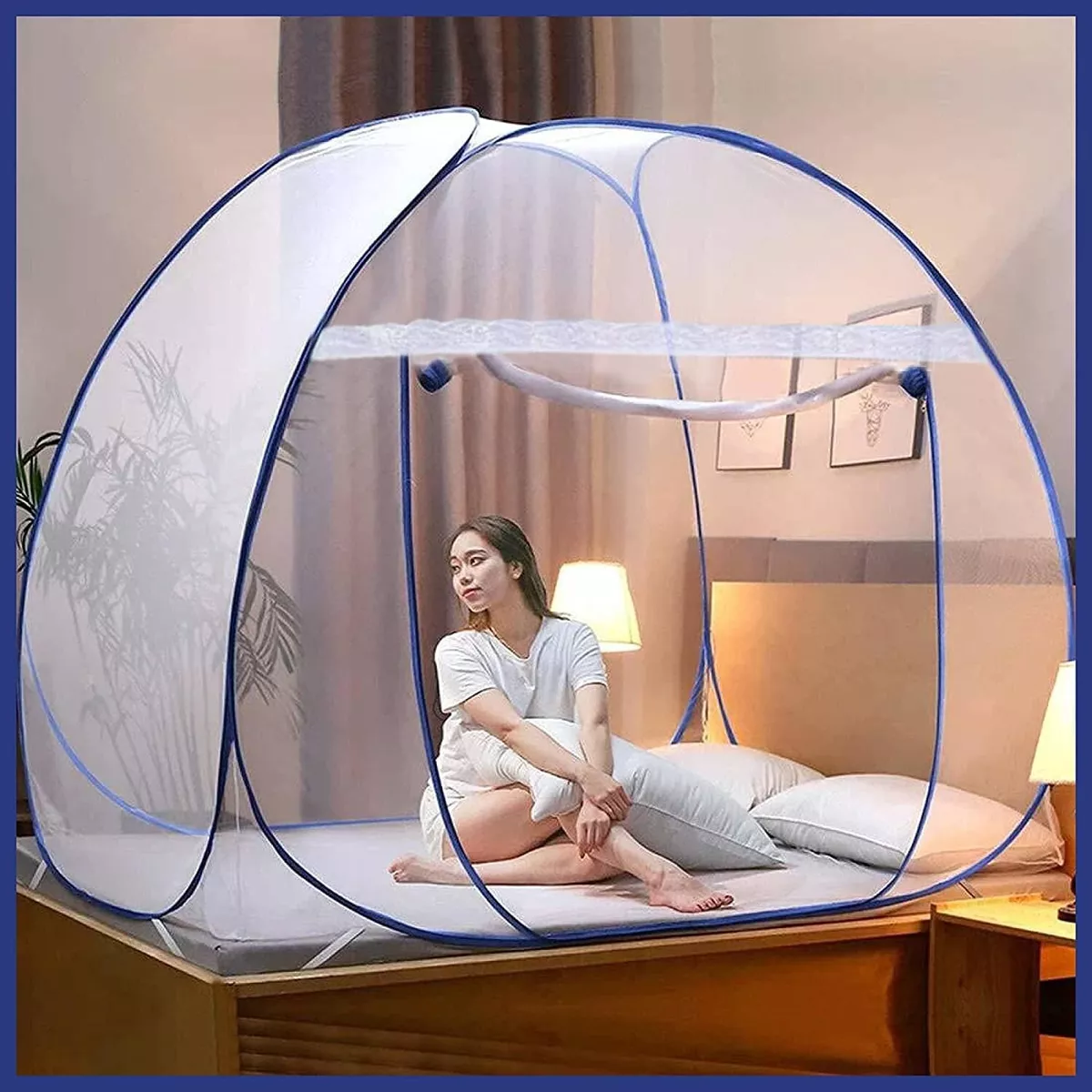 Mosquito Net Double Bed Nets for King Size Foldable for Adults& kids