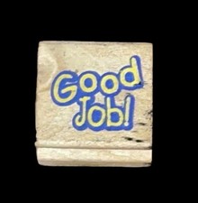 GOOD JOB Teacher Classroom School Wood Mounted Rubber Stamp