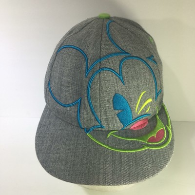 Disney Mickey Mouse Flat Brim Snapback 