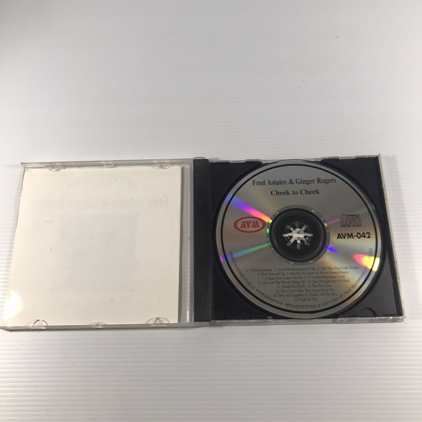 Fred Astaire & Ginger Rogers Cheek To Cheek CD Album 16 Tracks Great