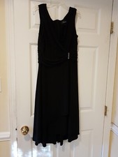 Ladies Black sleeveless  Evening  Dress Size 14 Scarlet Nite
