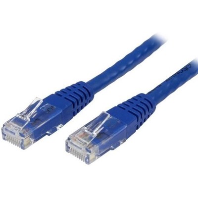 StarTech.com 3 ft. CAT6 Cable - 10 Pack - Blue CAT6 Ethernet Cords - Molded RJ45