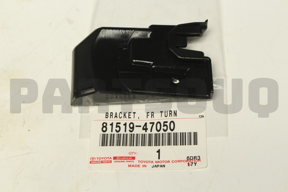 8151947050 Genuine Toyota BRACKET, FRONT TURN SIGNAL LAMP, RH 