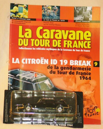 Citroen DS19 1959 +Caravane Hénon blå/aubergine 1:18
