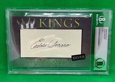 52018 HA KINGS 2 EDDIE ARCARO CUT AUTOGRAPH AUTO 1/1 BECKETT AUTHENTIC