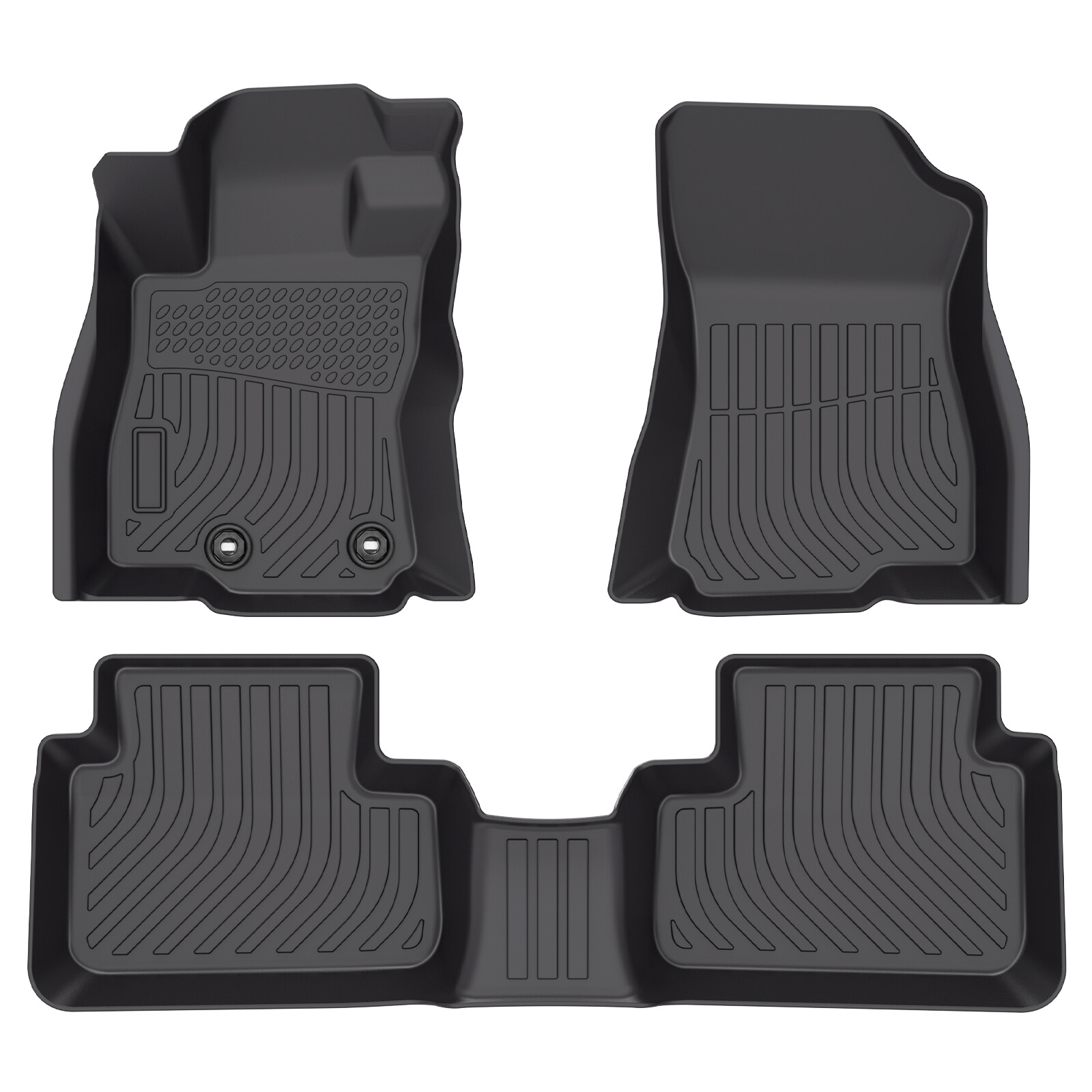 3D Floor Mats Liner Carpets For 2025-2026 Subaru Forester TPE Rubber All Weather