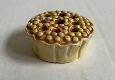 Vintage Weller Pottery Muskota Pebbles Flower Frog 8 Holes