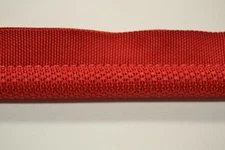 3/8" STITCHED CLOTH HEADLINER WINDLACE BRIGHT RED GLOSSY TOP QUALITY