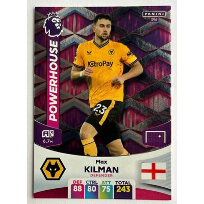 Panini Wolves Panini Adrenalyn XL EPL 2024 - MAX KILMAN (Wolves) Powerhouse 396 ...