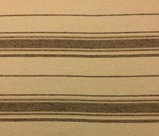 OUTDURA TOUCHE TRUFFLE BROWN STRIPE OUTDOOR INDOOR UPHOLSTERY FABRIC BTY 55"W