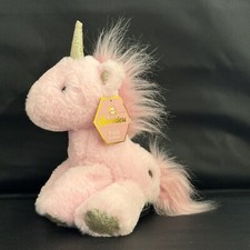 FAO Schwarz Sparklers Pink Baby Unicorn Stuffed Animal Plush Nwt 9" Toy New