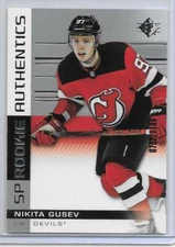 NIKITA GUSEV 2019-20 UD SP/ROOKIE AUT. SILVER SSP INSERT RC/#702/1199/RUSSIA