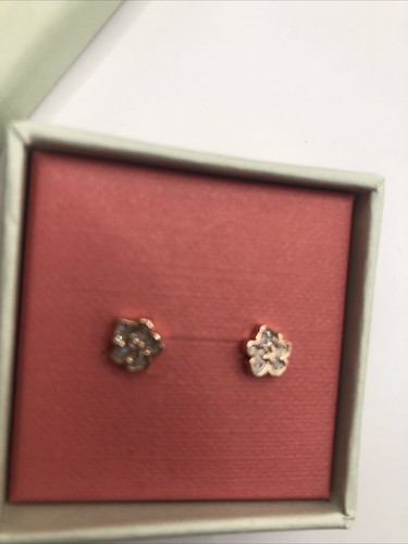 Pendientes Ted Baker Flor Magnolia Tono Oro Rosa - Imagen 5 de 5