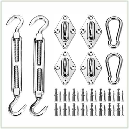 ColourTree Hardware Kit for Sun Shade Sail Triangle Rectangle Installation - Picture 7 of 61