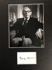 GEORGE BURNS - Entertainment Legend GENUINE SIGNED AUTOGRAPH GEORGE BURNS - Entertainment Legend GENUINE SIGNED AUTOGRAPH
