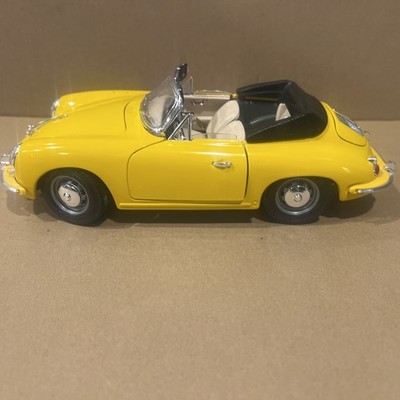 1961 Porsche 356 B Cabriolet Burago Diecast Model 1/18 Scale | eBay