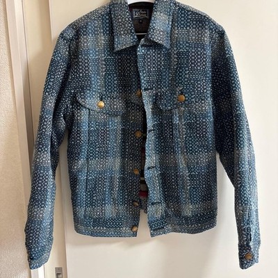 Studio D'Artisan Noragi Sashiko Blanket Jacket 4527 Size 40 Mint Condition