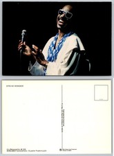 Vintage Stevie Wonder Postcard Music Legend Soul R&B Star Concert Photo