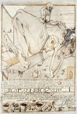 Janssen, Ich kann nicht mehr. [19]80. [Signiertes Original-Plakat].