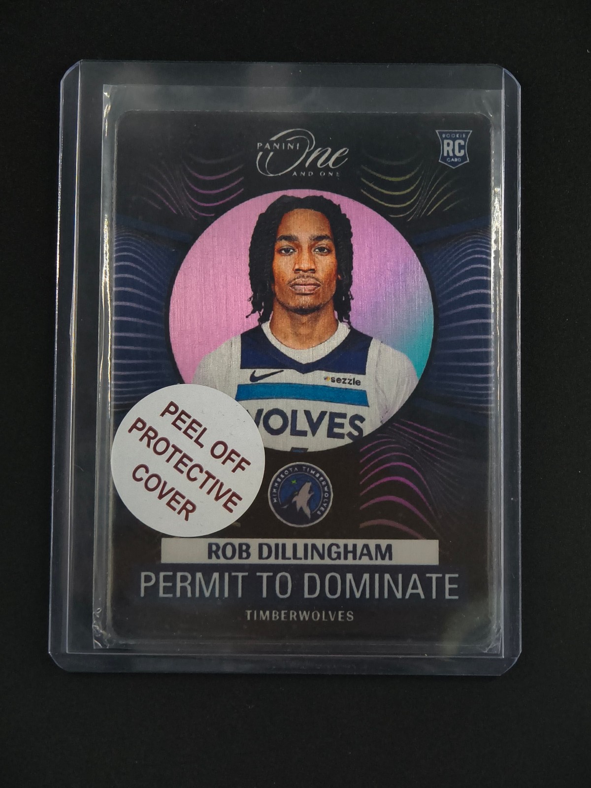 Rob Dillingham 2024-25 Panini One And One RC Permit To Dominate SSP [3hk