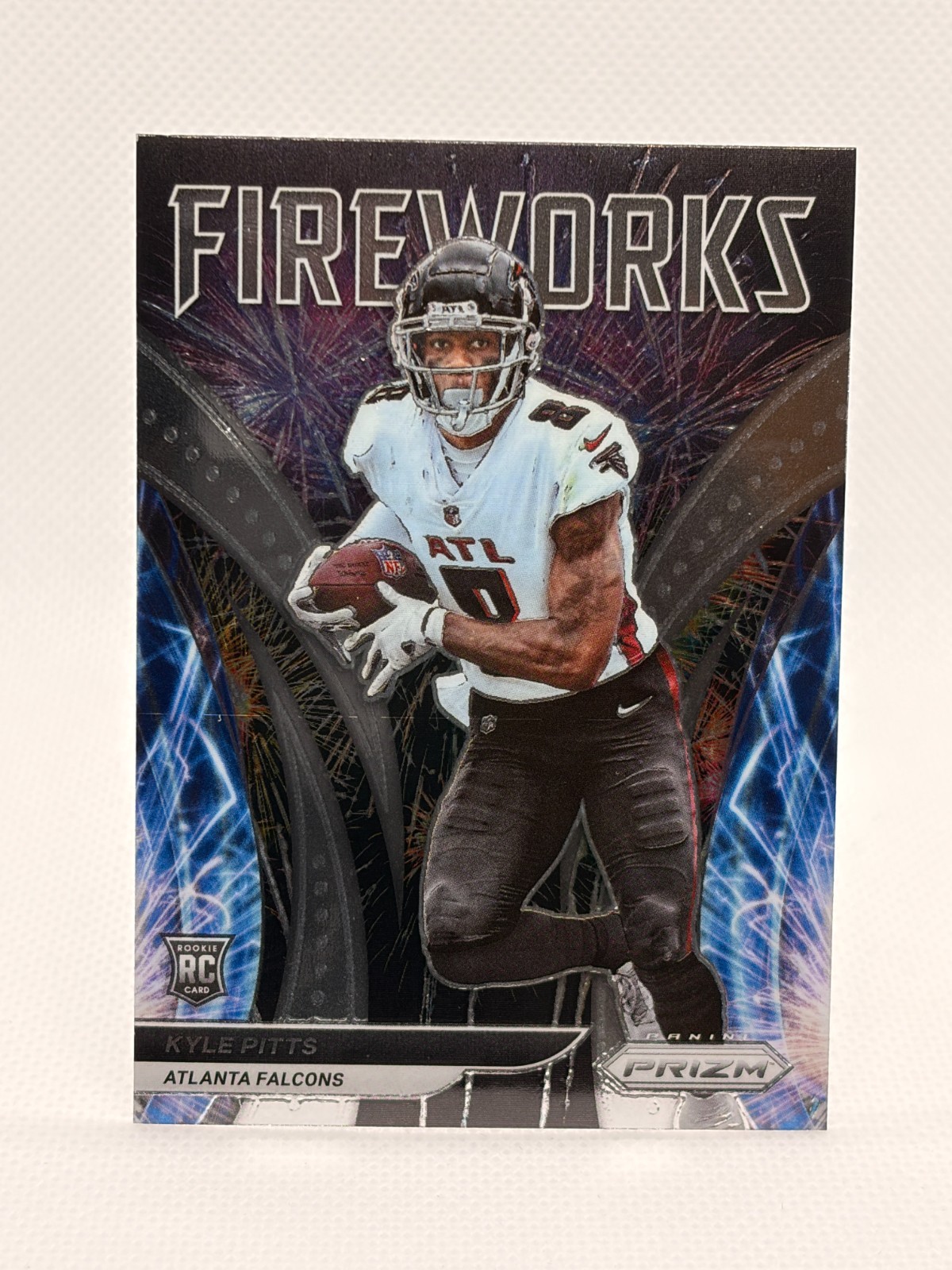 2021 Panini Prizm Kyle Pitts Rookie Fireworks  - #F-13 (RC) Atlanta Falcons