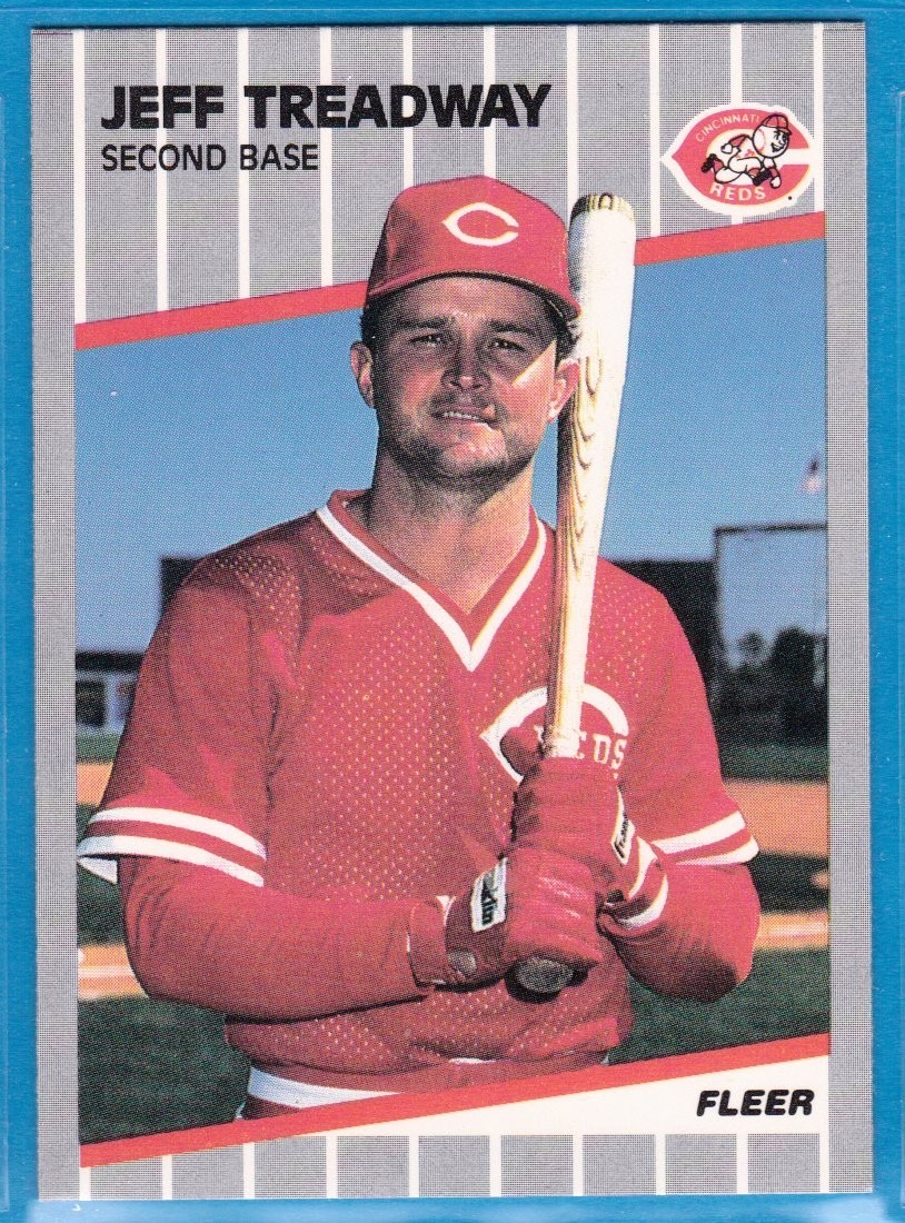 1989 Fleer - Jeff Treadway #173