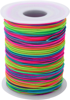 0.8 Mm Rainbow Elastic String Cord Stretchy Bracelet String Beading Thread for J