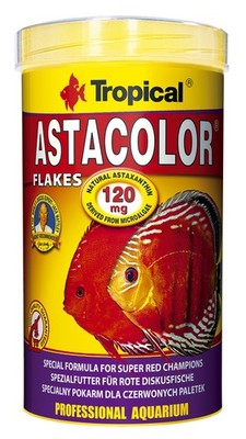 Tropical Astacolor Fischfutter Flockenfutter Carotin Astaxantin für Diskus 100ml