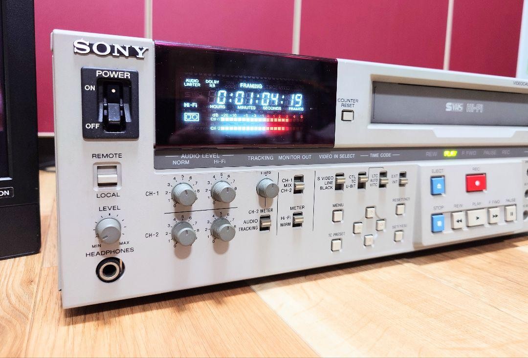 ★【中古/動作品 】★ SONY SVO-5800/S-VHS/再生確認済み】 ☆【中古/動作品 】☆ SONY SVO-5800/S-VHS/再生確認済み】 Sony SVO