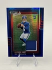 🔥JAXSON DART Rookie 2025 Panini Donruss Optic Threads Blue Hyper Patch Mem🔥