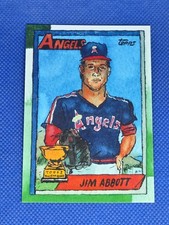 2025 Topps Shoebox Treasures Andy Friedman JIM ABBOTT card LOS ANGELES ANGELS