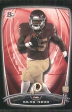 2014 Bowman Black #71 Silas Redd Washington Redskins 2014