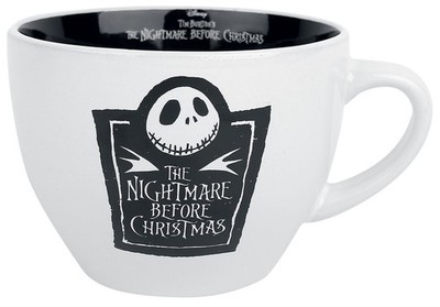 The Nightmare Before Christmas Tasse  Cappuccino Tasse schwarz/weiß Standard