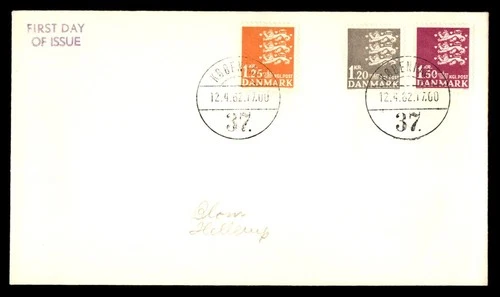 Mayfairstamps Denmark FDC 1962 Three Lions Symbol First Day Cover aaw_73627