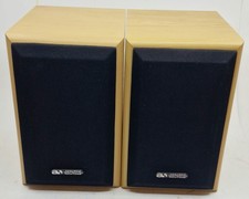 AV-20 MK2 Acoustic Solutions Stereo Bookshelf Speaker Set Wood HiFi Sound System