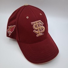 Florida State Seminoles Hat Cap FSU Strap Back Garnet Red Gold FS Arrowhead Logo