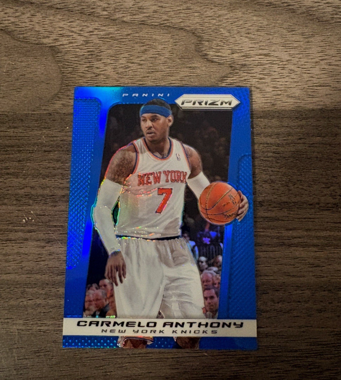 Carmelo Anthony 2013-14 Panini Prizm Blue Prizm #172