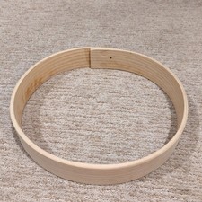 Hand Drum Hoop, Handmade, Wooden, 14 Inch, 2  Inches Tall
