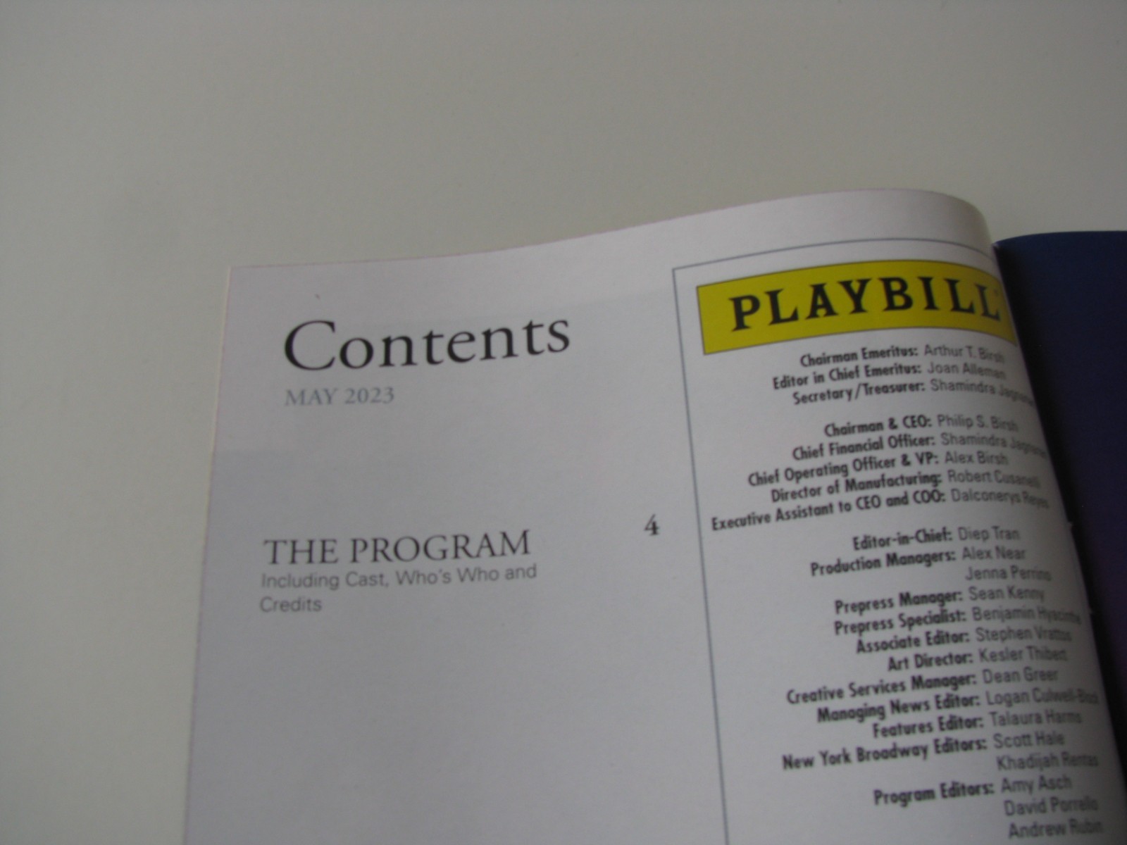 2023 Moulin Rouge The Musical Cincinnati Ohio Playbill Aronoff Center Ad Program